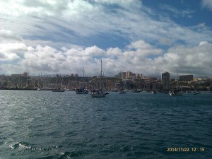 Svajankring i Las Palmas